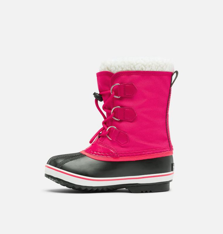 Sorel Çocuk Childrens Yoot Pac™ Nylon - Kar Botu Pembe/Siyah - 452-NMYGOX